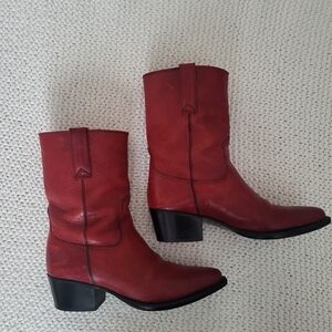 SOLD Cole Haan Red Boots